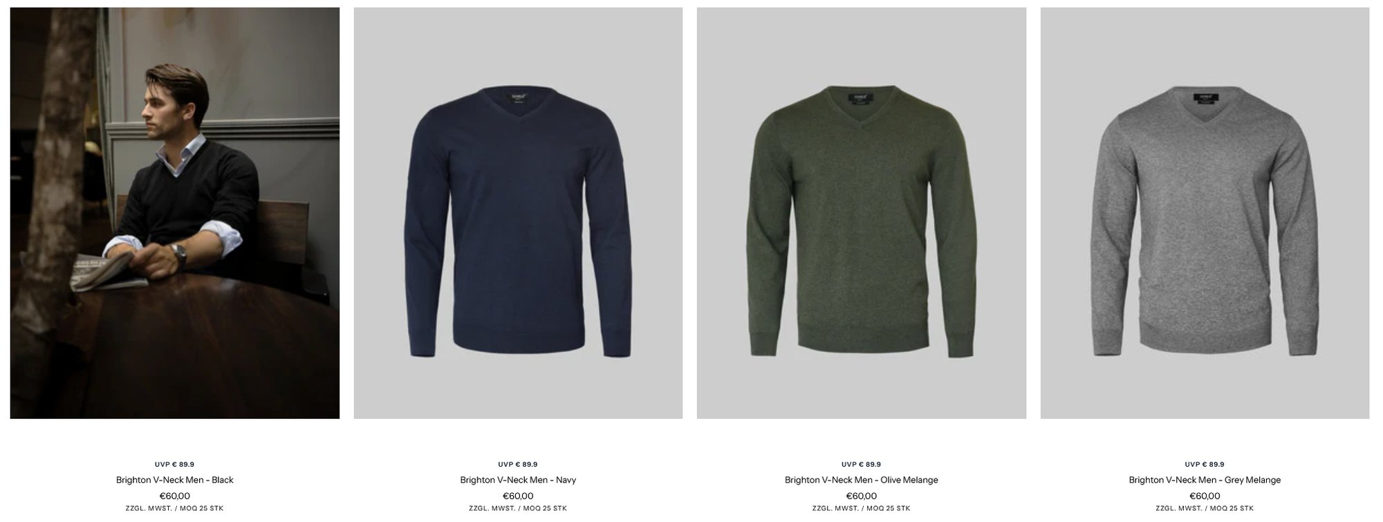 Brighton V Neck Strick